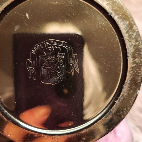 Vintage Copper Gild & Brass Coffee & Tea Set With Tray Made In Belgium - Picture 2 of 8